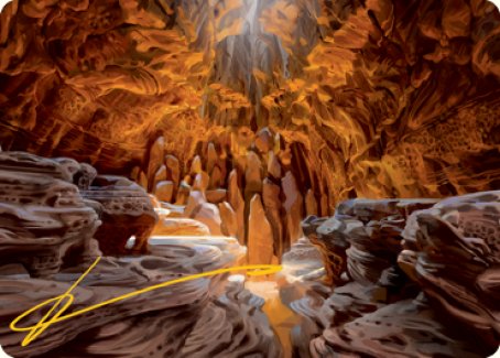 Den of the Bugbear Art Card (Gold-Stamped Signature) [Dungeons & Dragons: Adventures in the Forgotten Realms Art Series] | Devastation Store