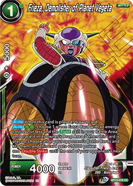 Frieza, Demolisher of Planet Vegeta (Uncommon) [BT13-078] | Devastation Store