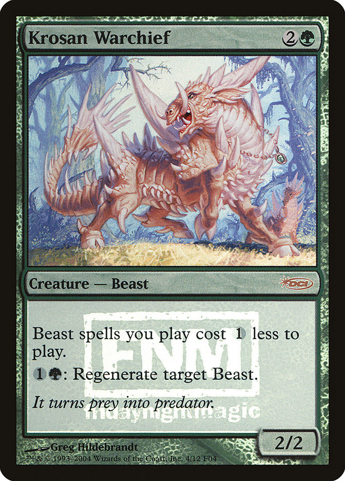 Krosan Warchief [Friday Night Magic 2004] - Devastation Store | Devastation Store