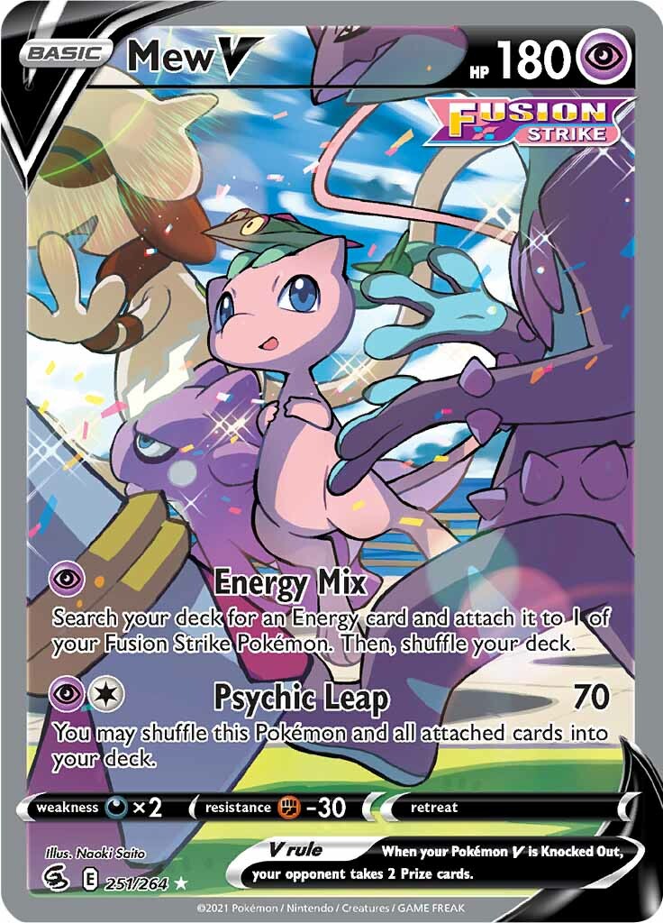 Mew V (251/264) [Sword & Shield: Fusion Strike] | Devastation Store