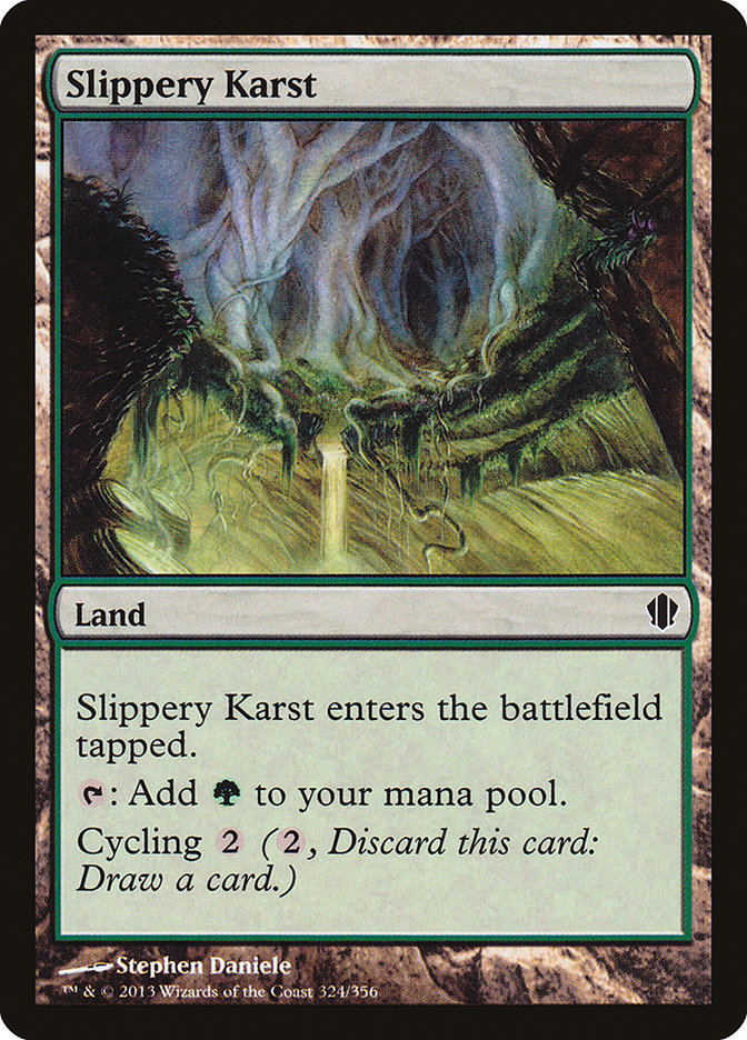 Slippery Karst [Commander 2013] | Devastation Store