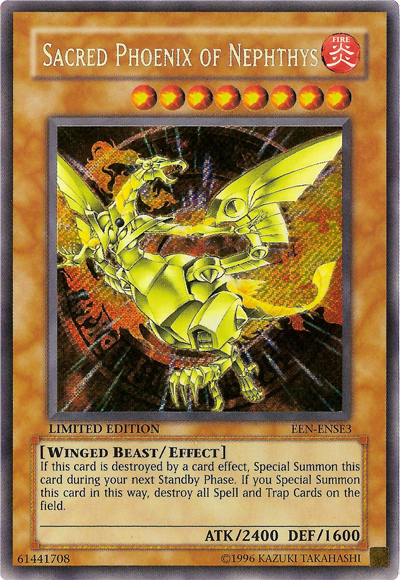 Sacred Phoenix of Nephthys [EEN-ENSE3] Secret Rare | Devastation Store