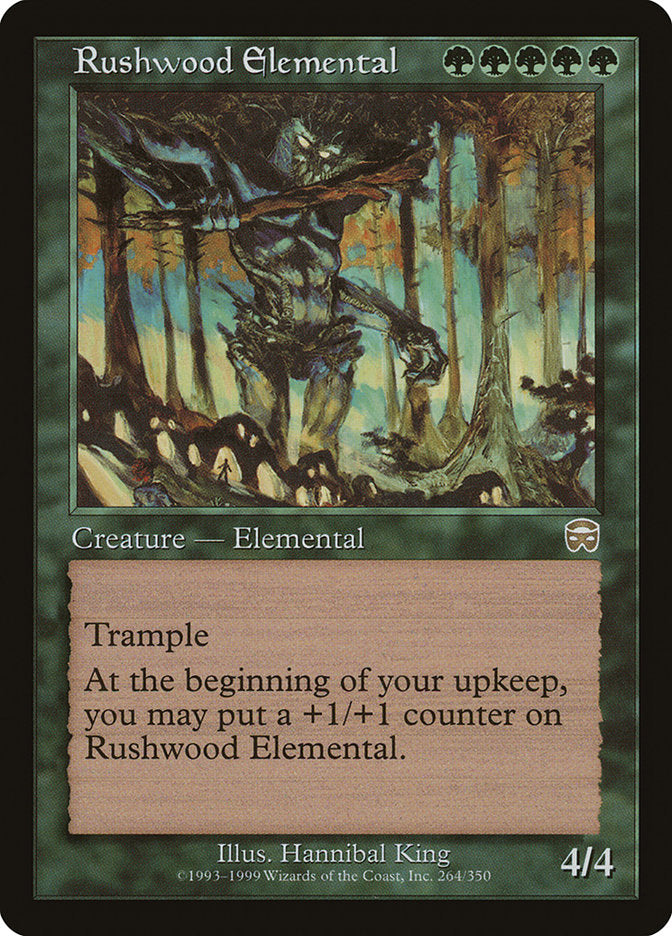 Rushwood Elemental [Mercadian Masques] - Devastation Store | Devastation Store