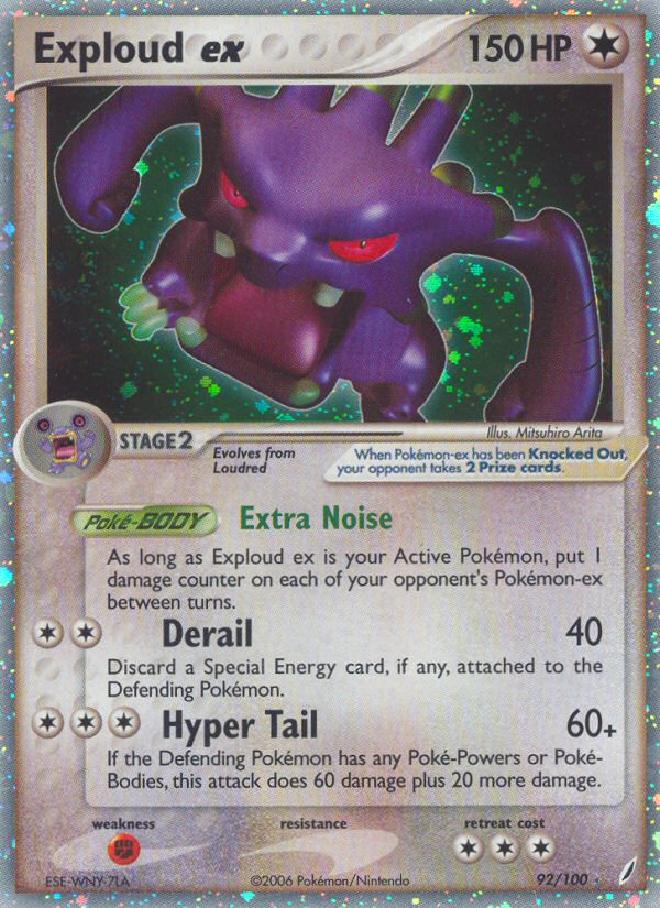 Exploud ex (92/100) [EX: Crystal Guardians] | Devastation Store