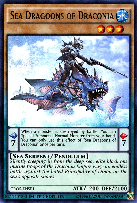 Sea Dragoons of Draconia (CROS-ENSP1) [CROS-ENSP1] Ultra Rare | Devastation Store