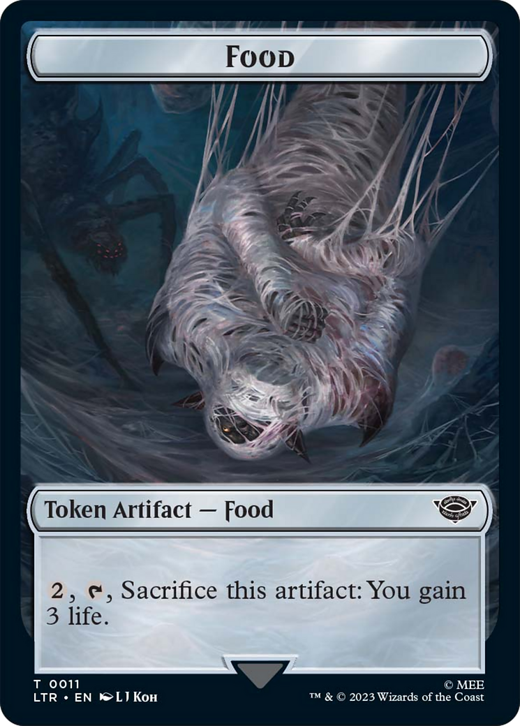 Ballistic Boulder // Food Token (11) Double-Sided Token [The Lord of the Rings: Tales of Middle-Earth Tokens] | Devastation Store
