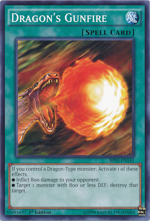 Dragon's Gunfire [BP03-EN141] Common | Devastation Store