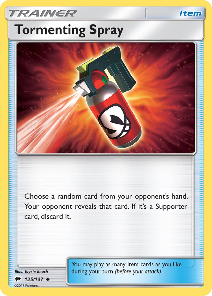 Tormenting Spray (125/147) [Sun & Moon: Burning Shadows] | Devastation Store