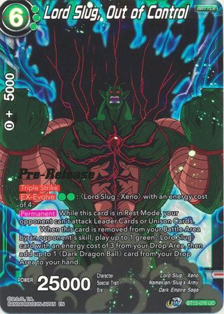 Lord Slug, Out of Control (BT12-076) [Vicious Rejuvenation Prerelease Promos] | Devastation Store