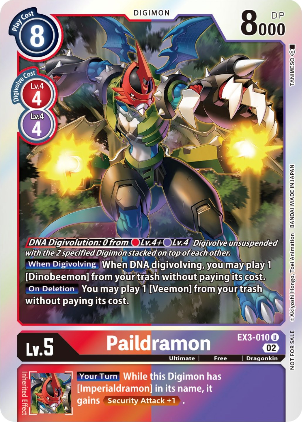 Paildramon [EX3-010] (Alternate Art) [Draconic Roar] | Devastation Store