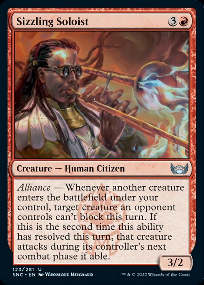 Sizzling Soloist [Streets of New Capenna] | Devastation Store