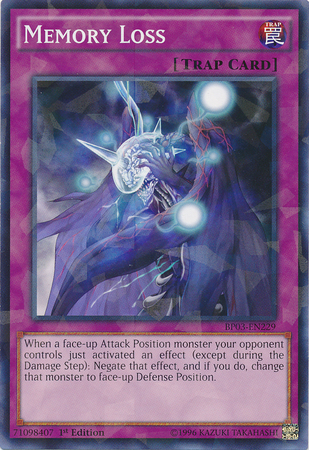Memory Loss [BP03-EN229] Shatterfoil Rare | Devastation Store