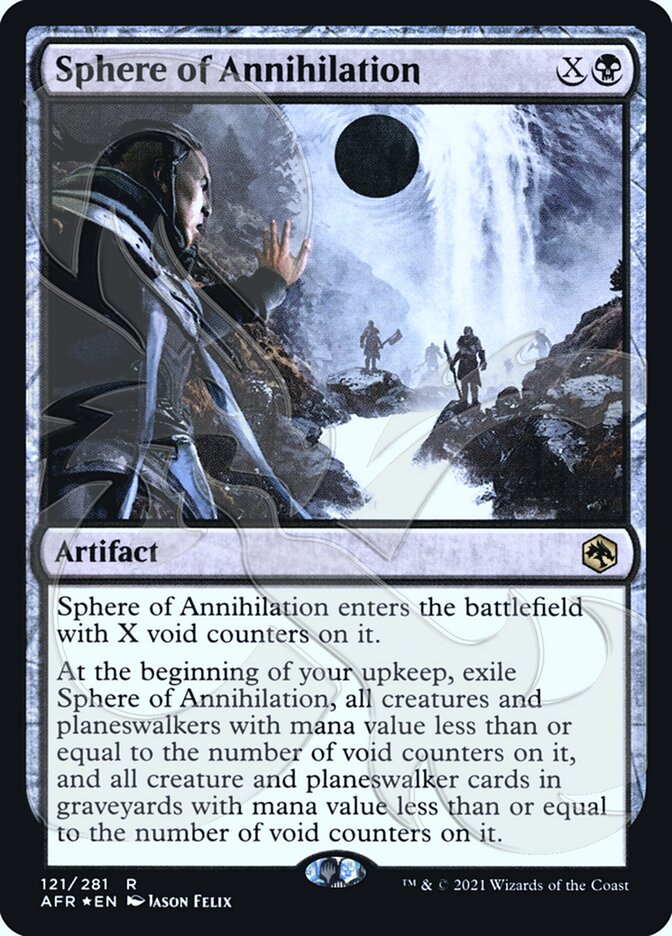 Sphere of Annihilation (Ampersand Promo) [Dungeons & Dragons: Adventures in the Forgotten Realms Promos] | Devastation Store