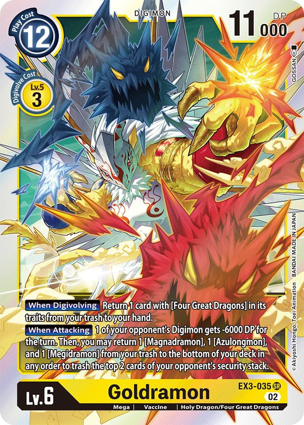 Goldramon [EX3-035] [Draconic Roar] | Devastation Store