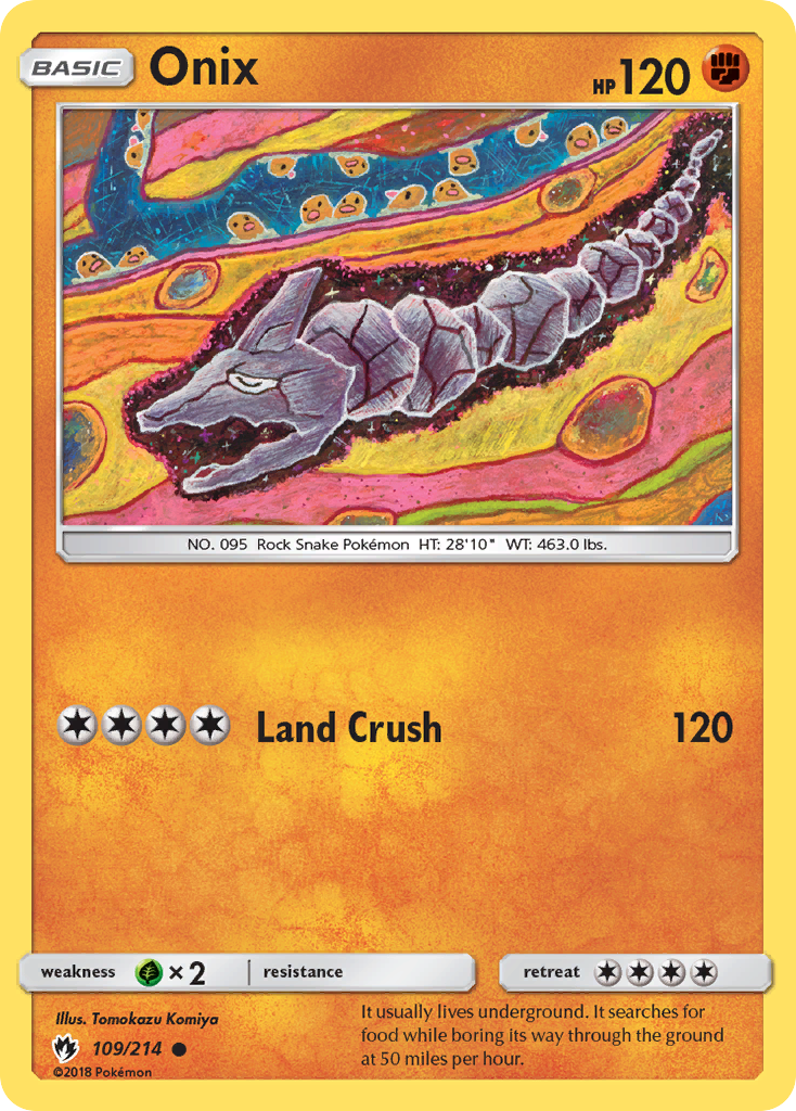 Onix (109/214) [Sun & Moon: Lost Thunder] | Devastation Store