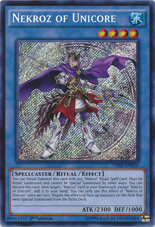Nekroz of Unicore [THSF-EN016] Secret Rare | Devastation Store