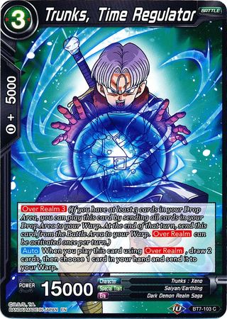 Trunks, Time Regulator [BT7-103] | Devastation Store