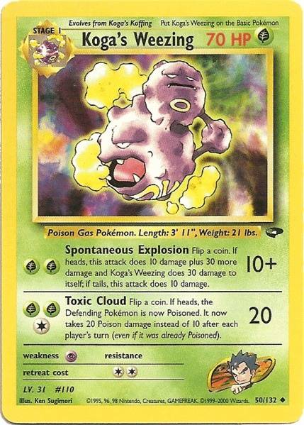 Koga's Weezing (50/132) [Gym Challenge Unlimited] | Devastation Store