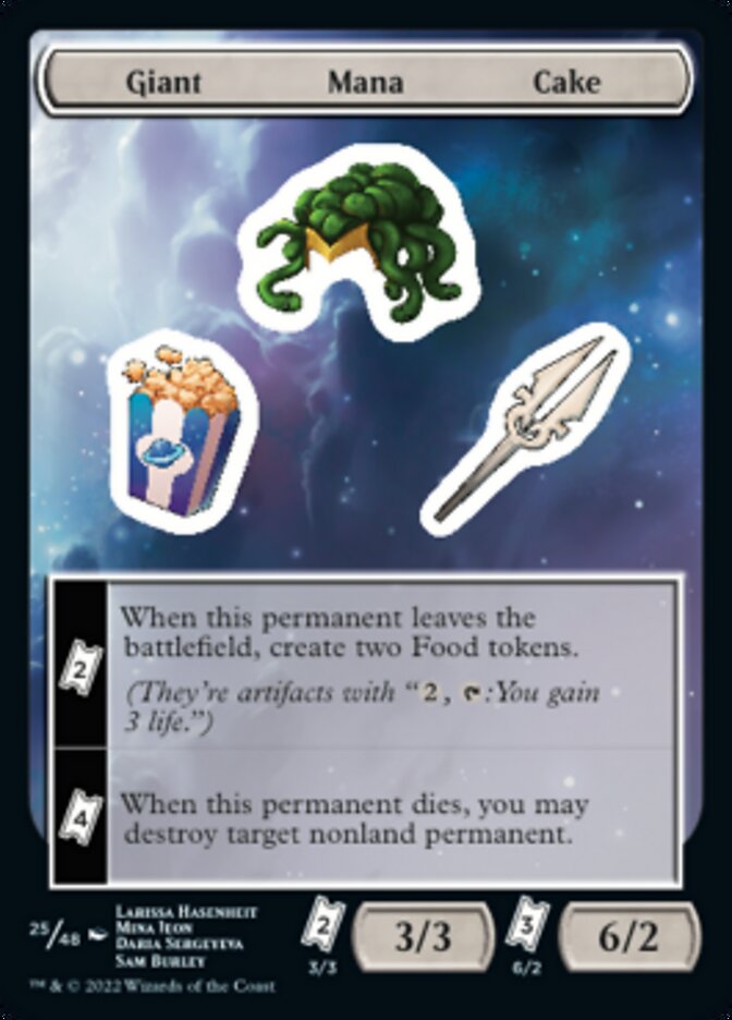Giant Mana Cake [Unfinity Stickers] | Devastation Store