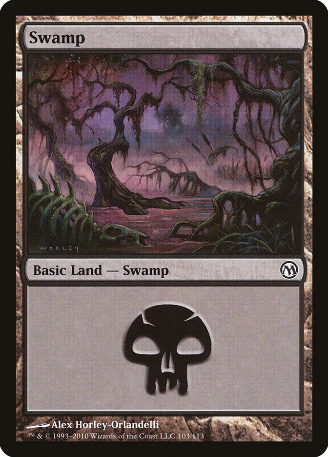 Swamp (103) [Duels of the Planeswalkers] - Devastation Store | Devastation Store