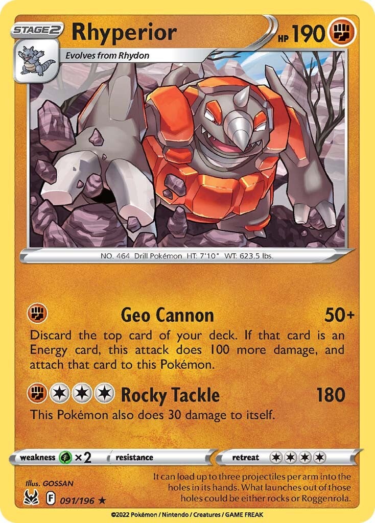 Rhyperior (091/196) [Sword & Shield: Lost Origin] | Devastation Store