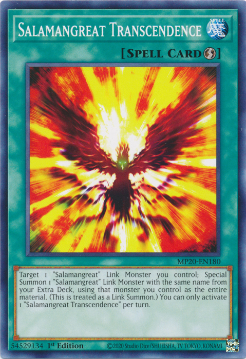 Salamangreat Transcendence [MP20-EN180] Common | Devastation Store