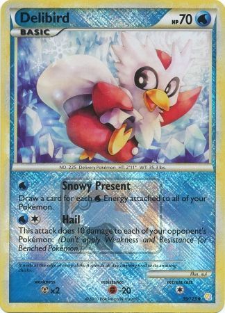 Delibird (39/123) (League Promo) [HeartGold & SoulSilver: Base Set] | Devastation Store