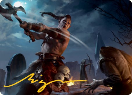 Critical Hit Art Card (Gold-Stamped Signature) [Dungeons & Dragons: Adventures in the Forgotten Realms Art Series] | Devastation Store