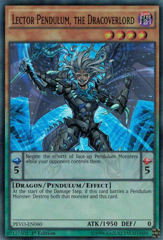 Lector Pendulum, the Dracoverlord [PEVO-EN060] Super Rare | Devastation Store