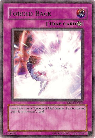 Forced Back [DR04-EN240] Rare | Devastation Store