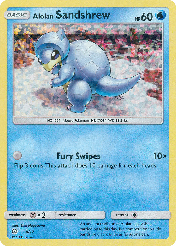 Alolan Sandshrew (4/12) [McDonald's Promos: 2019 Collection] | Devastation Store