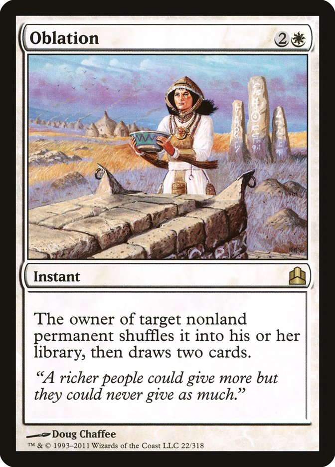 Oblation [Commander 2011] | Devastation Store
