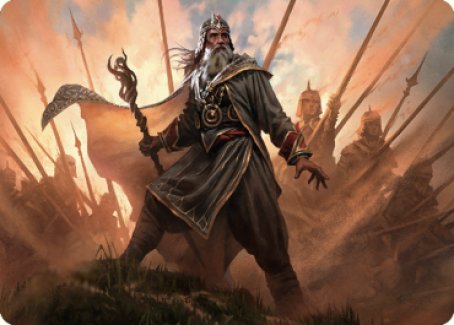 Hazezon, Shaper of Sand Art Card [Dominaria United Art Series] | Devastation Store