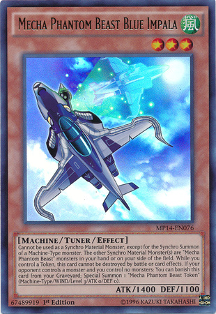 Mecha Phantom Beast Blue Impala [MP14-EN076] Ultra Rare | Devastation Store