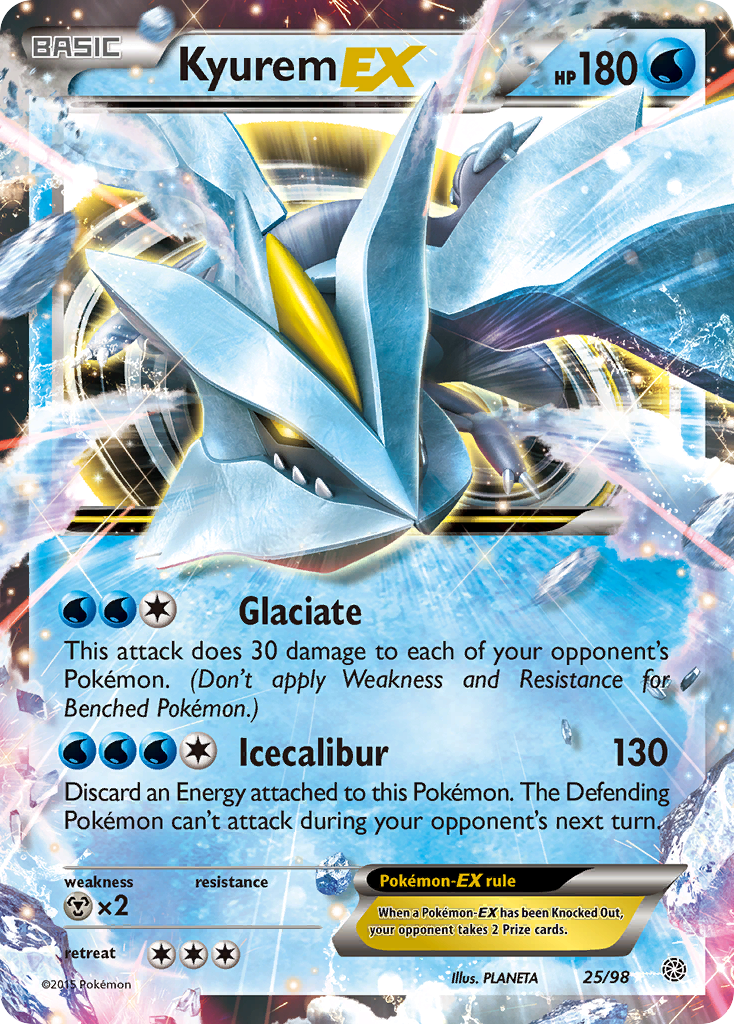 Kyurem EX (25/98) [XY: Ancient Origins] | Devastation Store