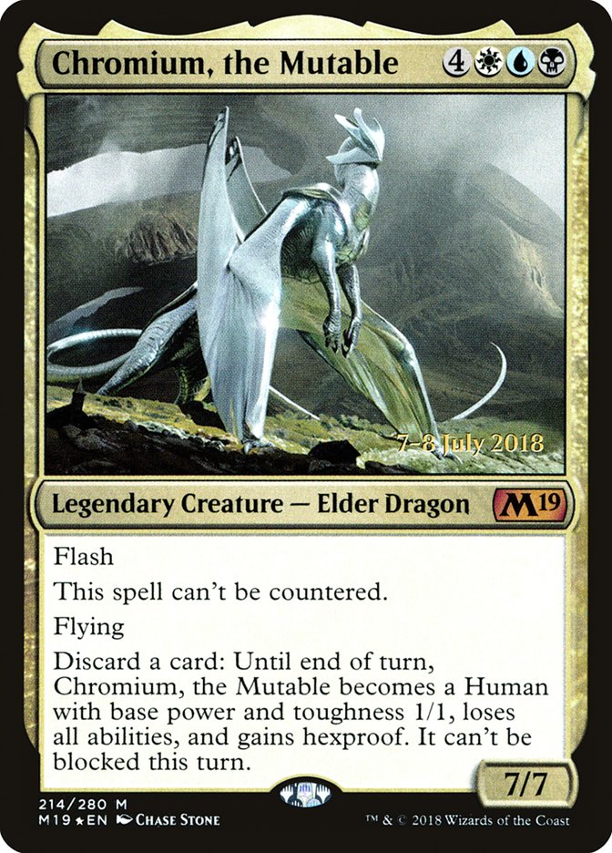 Chromium, the Mutable  [Core Set 2019 Prerelease Promos] - Devastation Store | Devastation Store