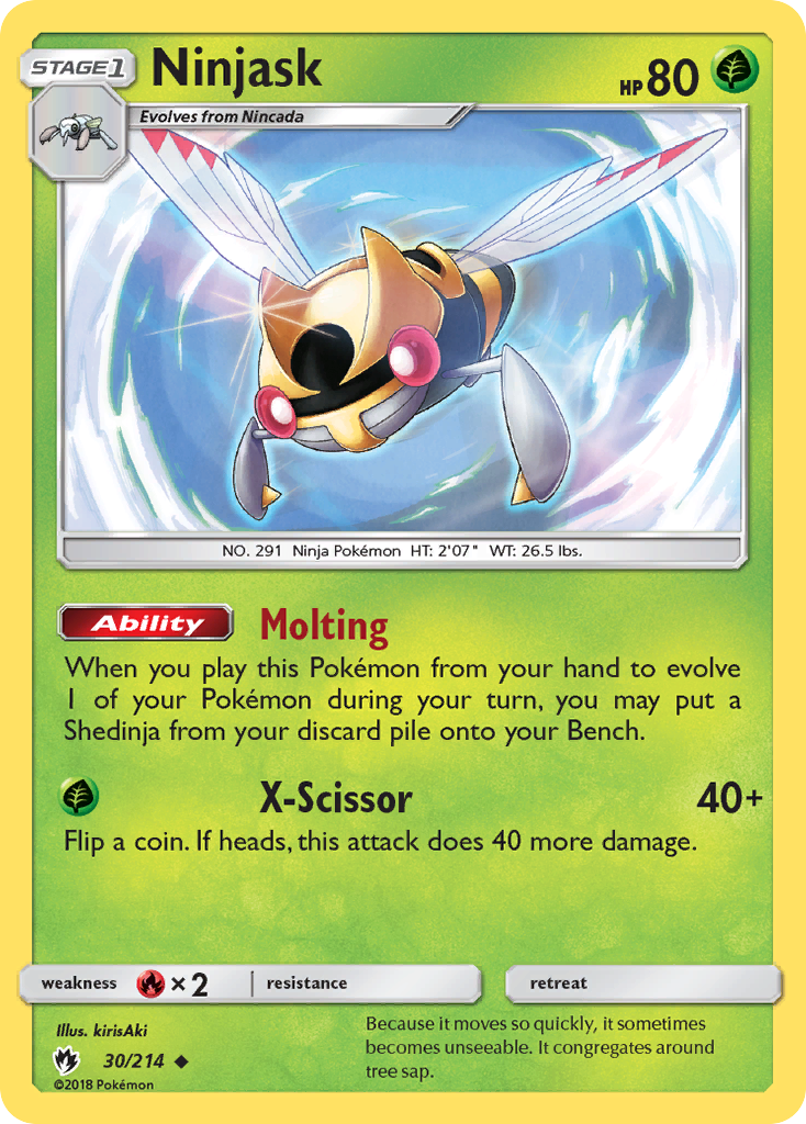 Ninjask (30/214) [Sun & Moon: Lost Thunder] | Devastation Store