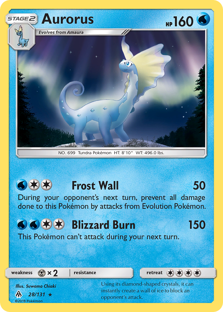 Aurorus (28/131) [Sun & Moon: Forbidden Light] | Devastation Store