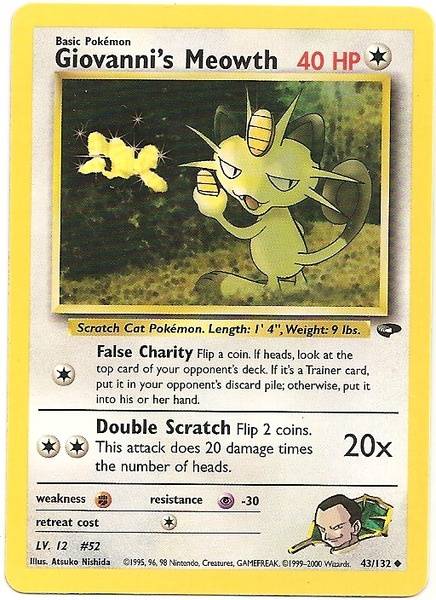 Giovanni's Meowth (43/132) [Gym Challenge Unlimited] | Devastation Store