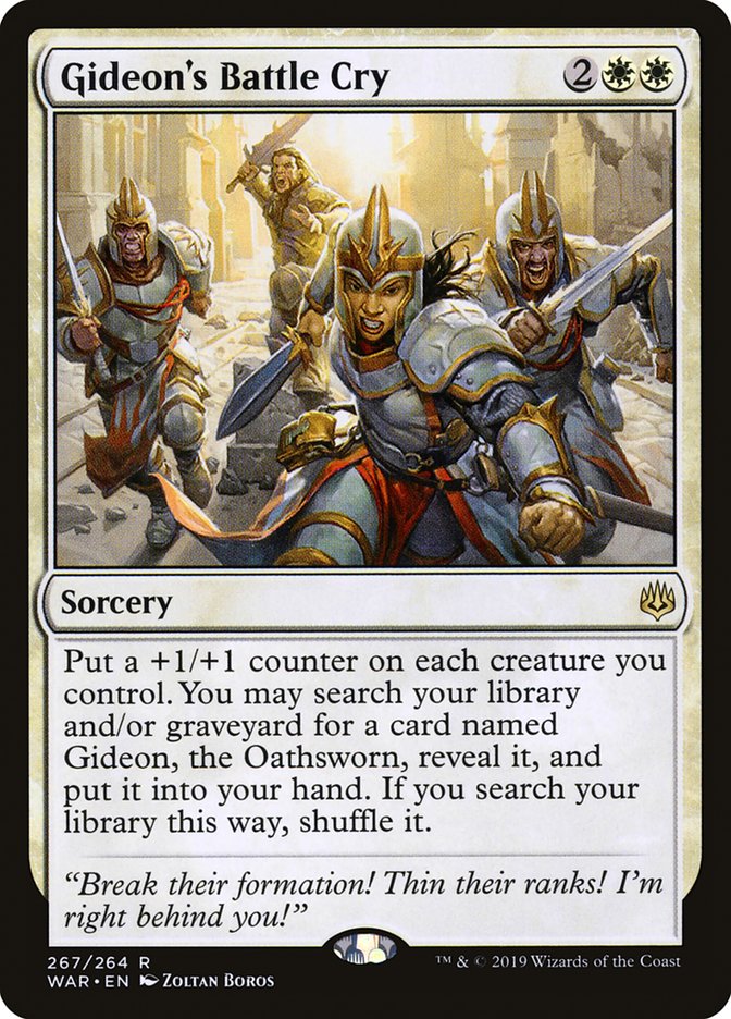 Gideon's Battle Cry [War of the Spark] | Devastation Store