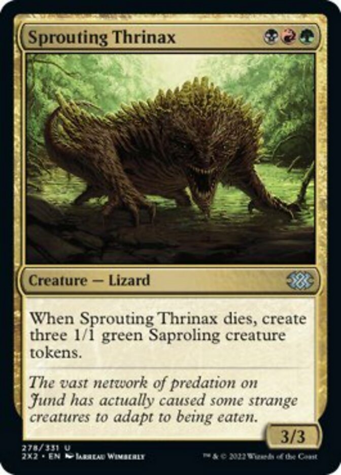 Sprouting Thrinax [Double Masters 2022] | Devastation Store