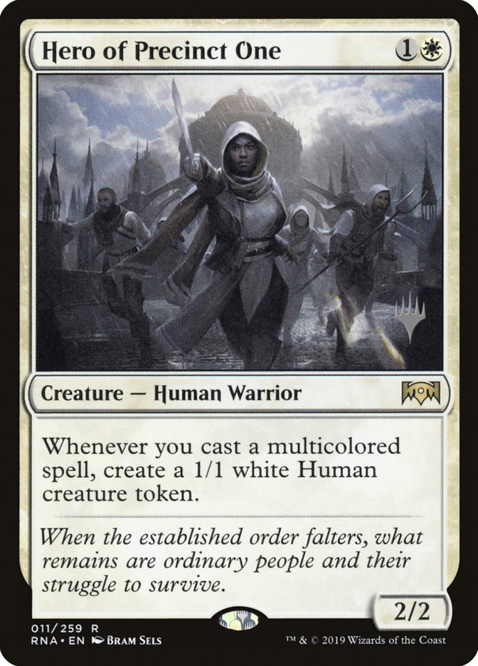 Hero of Precinct One (Promo Pack) [Ravnica Allegiance Promos] | Devastation Store