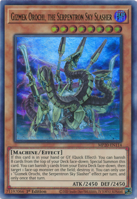 Gizmek Orochi, the Serpentron Sky Slasher [MP20-EN114] Ultra Rare | Devastation Store
