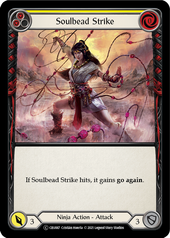 Torrent of Tempo (Yellow) (Rainbow Foil) [CRU067-RF] Unlimited Rainbow Foil | Devastation Store