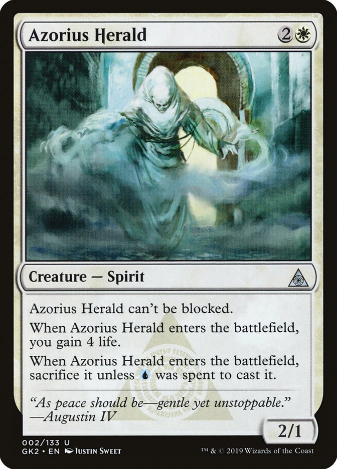 Azorius Herald [Ravnica Allegiance Guild Kit] | Devastation Store