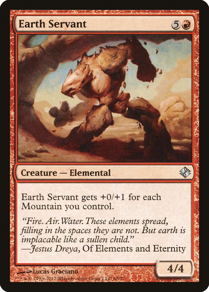 Earth Servant [Duel Decks: Venser vs. Koth] - Devastation Store | Devastation Store