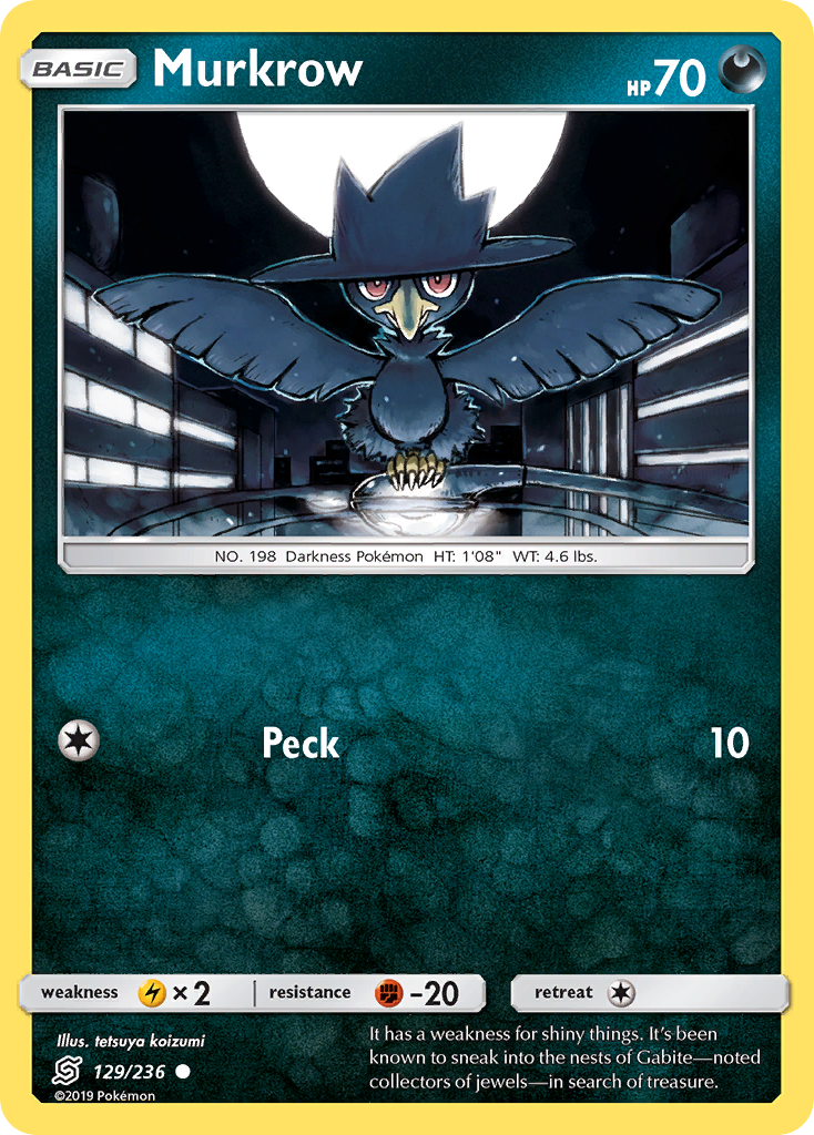 Murkrow (129/236) [Sun & Moon: Unified Minds] | Devastation Store