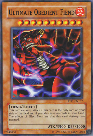 Ultimate Obedient Fiend [DR1-EN137] Common | Devastation Store