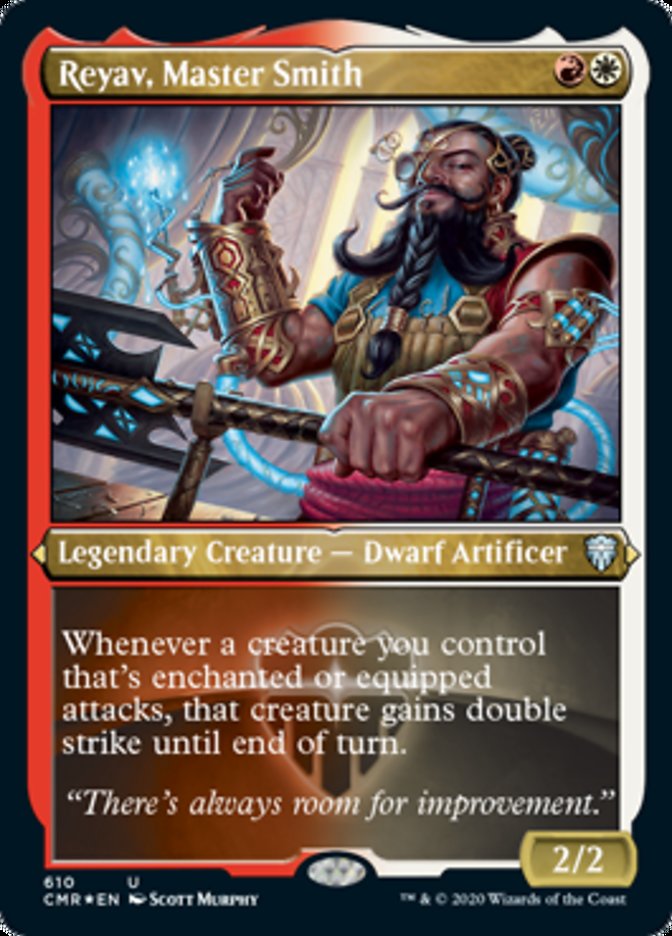 Reyav, Master Smith (Etched) [Commander Legends] | Devastation Store