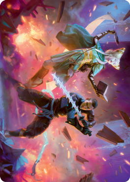 Explosive Entry Art Card [Kamigawa: Neon Dynasty Art Series] | Devastation Store
